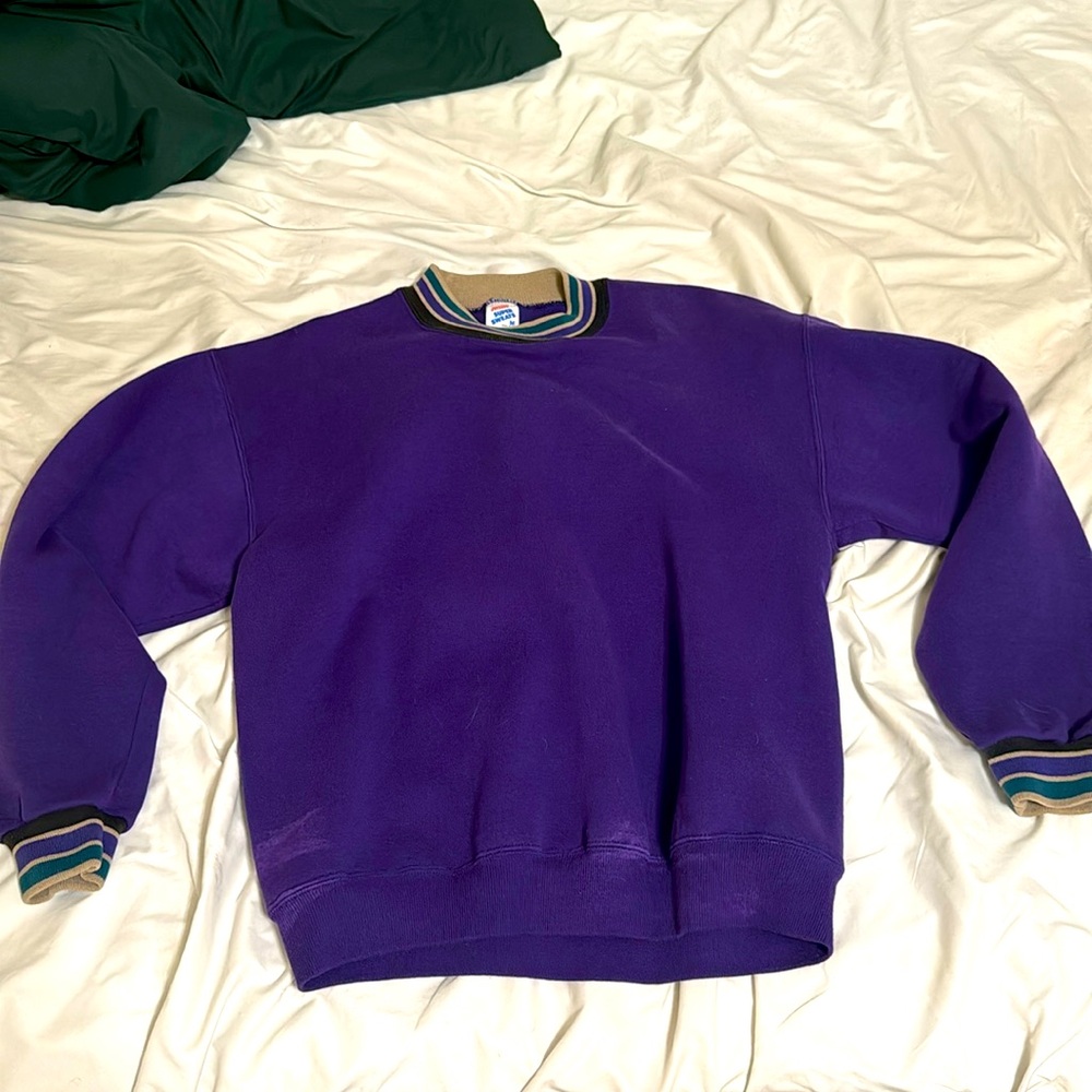 Jerzeez men’s purple medium sweater. Vintage. I never wore